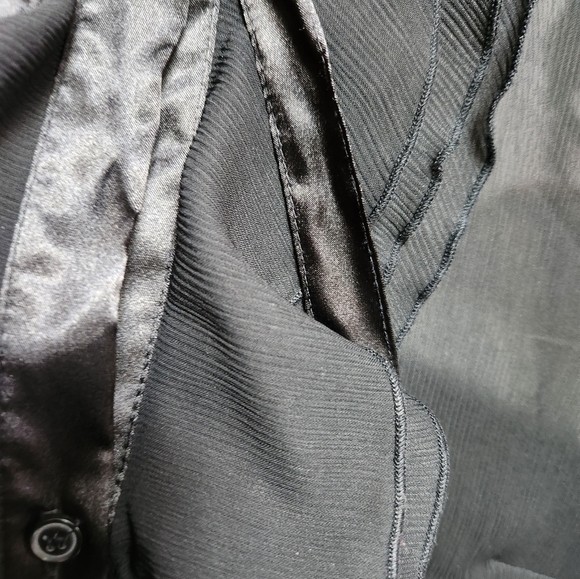 The limited satin translucent blouse - Picture 8 of 8